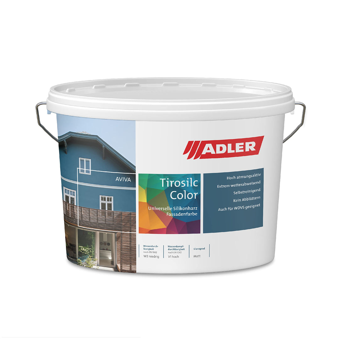 Aviva Tirosilc-Color - 3 L - Fassadenfarbe B02-6 Tuffgrau