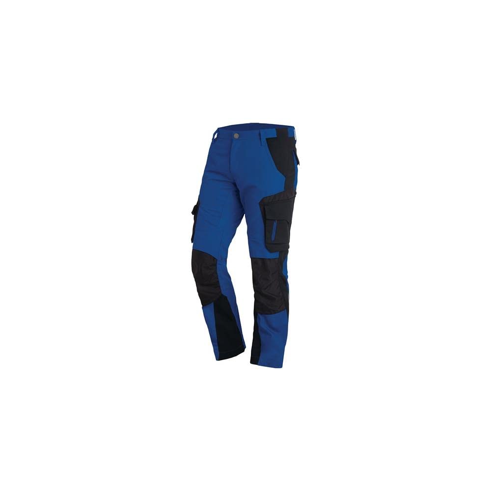 FHB Arbeitshose Florian - 1 Stück, 48, royalblau/schwarz, 35-125100-3620-48, 48