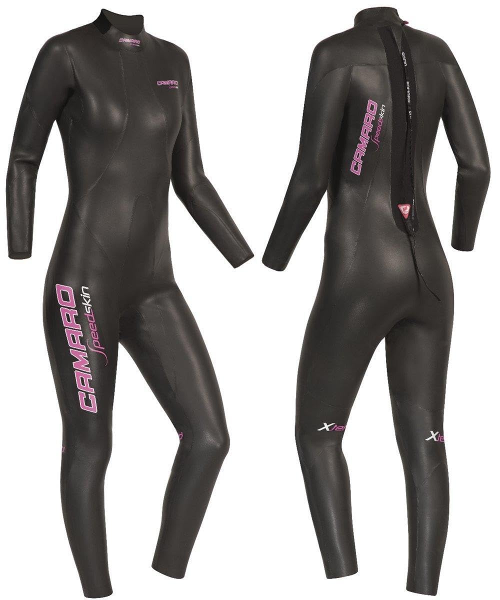 Camaro Damen Speedskin Overall Triathlon Neoprenanzug XS Schwarz, XS Schwarz