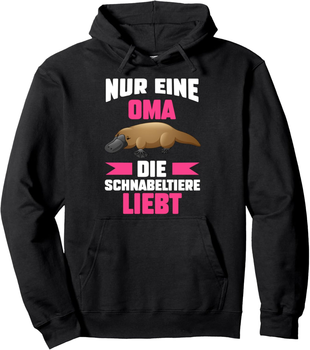 Platypus Oma Grossmutter Schnabeltier Pullover Hoodie