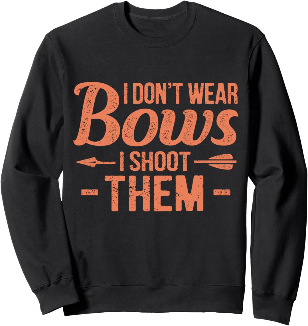 Bogenschiessen Bogenschiessen Jungen Mädchen Männer Frauen Sweatshirt