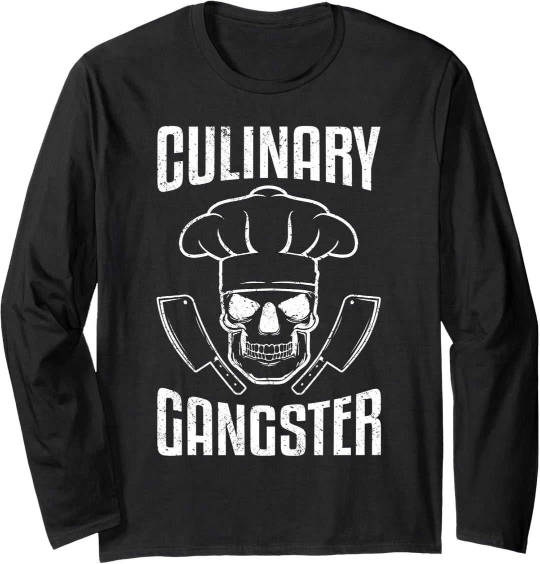 Kulinarischer Gangster - Kochen Koch Food Cook Langarmshirt