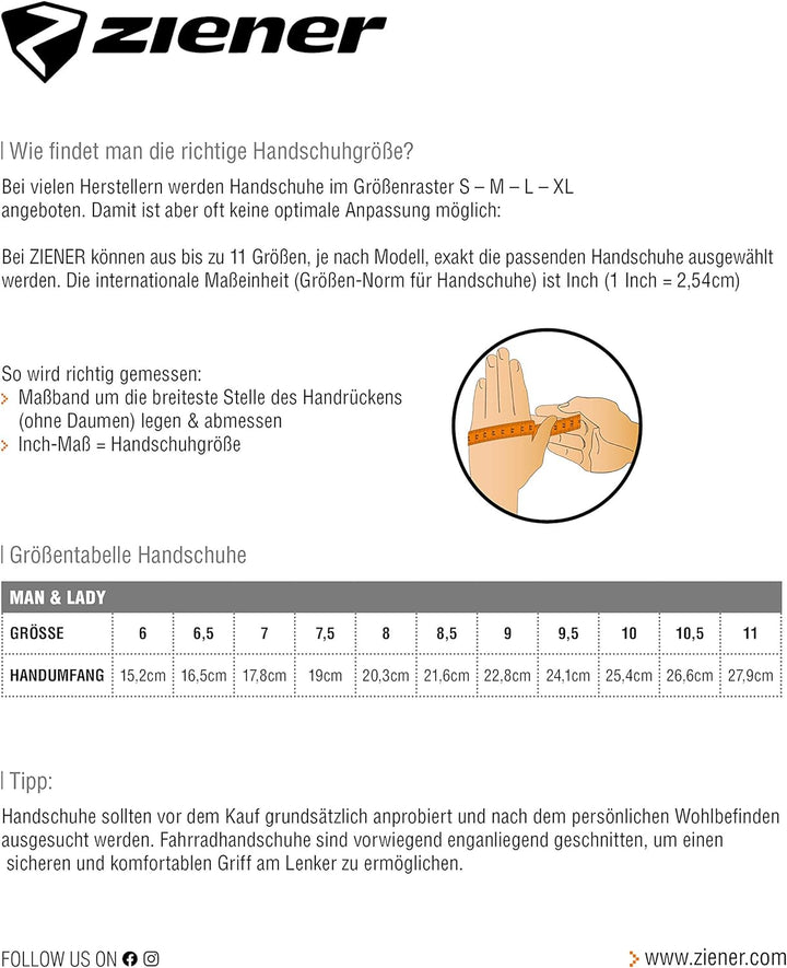 Ziener Erwachsene SMU 18-Bike 199 GTX(R) Glove Fahrrad Poison orange 8.5, Poison orange 8.5