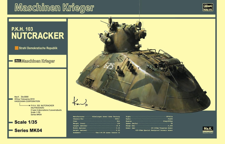 Hasegawa MK04 - P.K.H. 103 Nutcracker, Mittel