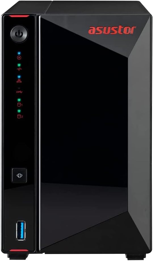Asustor - AS5202T 2Go NAS + 8To (2X 4To) IRONWOLF 8To Seagate IronWolf, 8To Seagate IronWolf