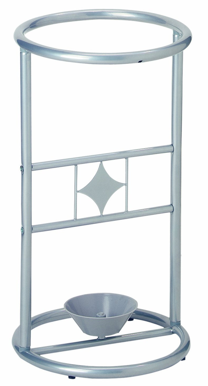HAKU Möbel Schirmständer, Metall, alu, Ø 30 x H 53 cm H: 53 x Ø: 30 cm, H: 53 x Ø: 30 cm