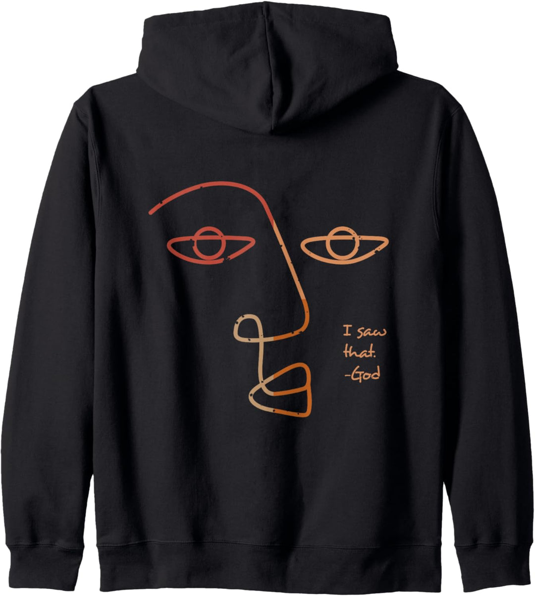 Ich sehe dich Gott Jesus Christus Kapuzenjacke