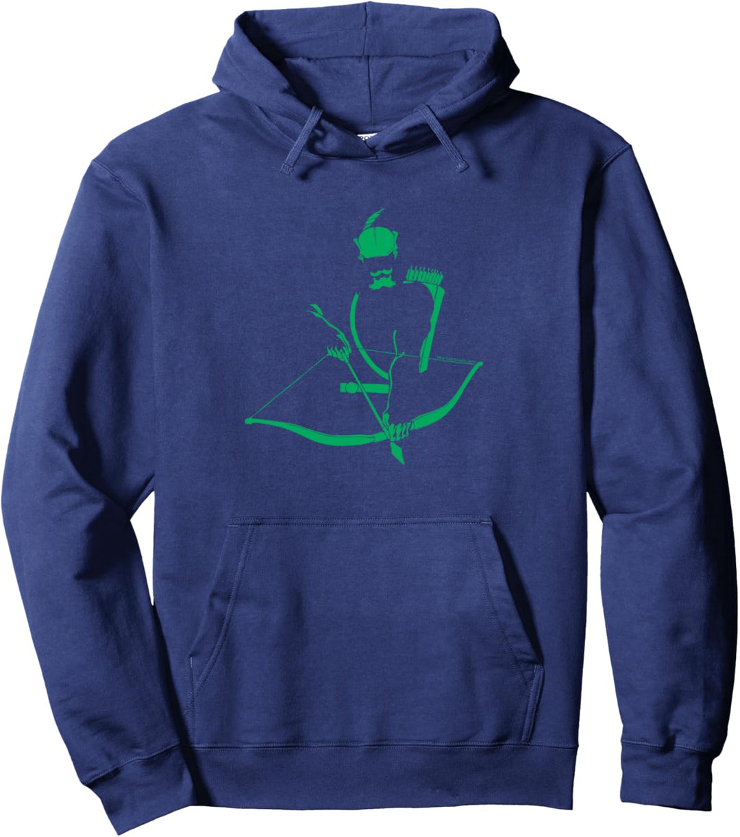 Justice League Green Arrow Minimal Pullover Hoodie