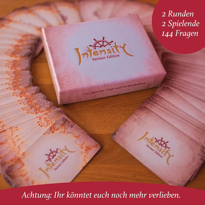 Intensity - Tiefgründiges Fragekartenspiel für authentische Verbundenheit in alltäglichen Beziehunge