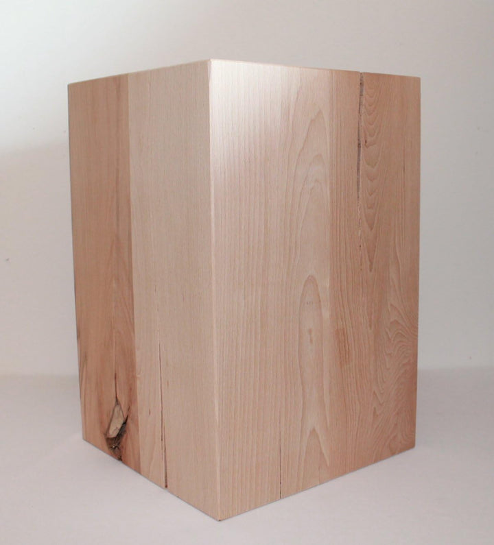 AAF Nommel®, Sitzblock Massiv Holz Block Sitzhocker Buche 45 x 30 x 30 cm Nr. 01