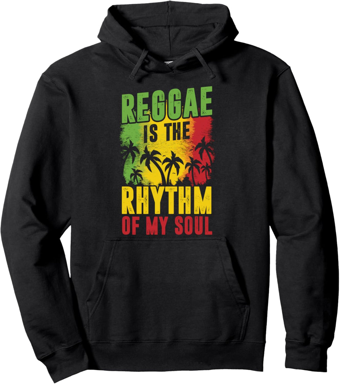 Reggae Dancehall Musik - Rasta Rastafari Reggae Pullover Hoodie