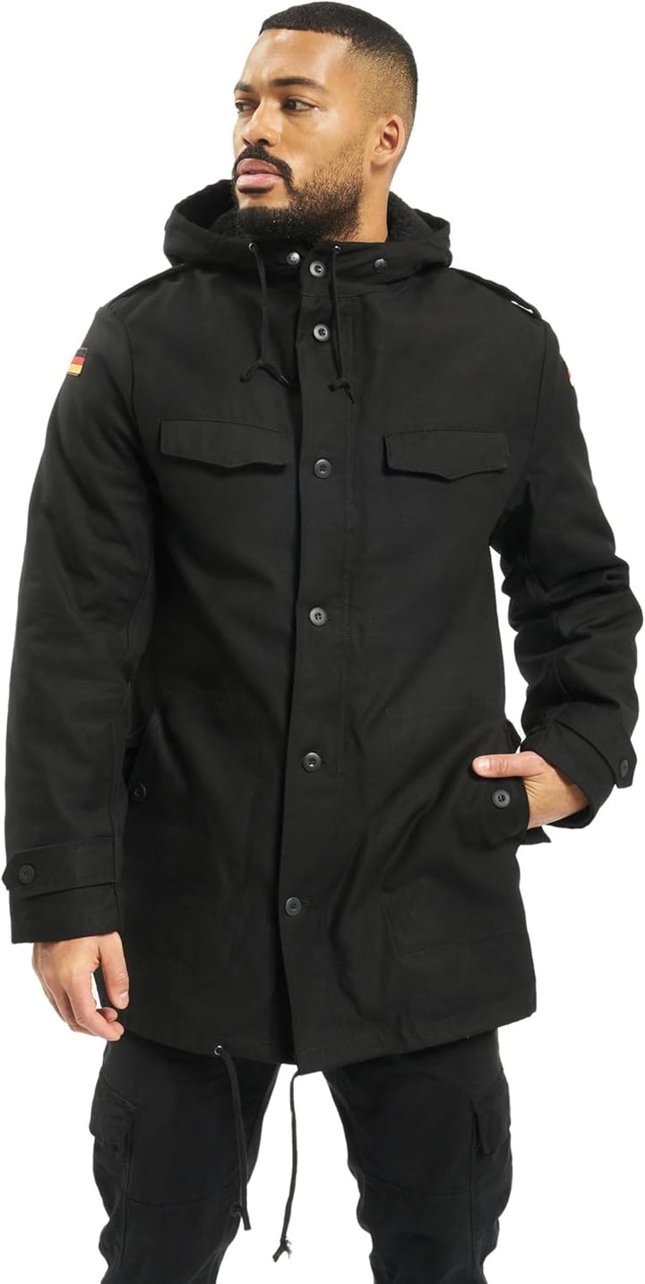 Brandit BUNDESWEHR PARKA MIT FUTTER &amp; FLAGGEN BW FELDPARKA BORDPARKA JACKE WINTERJACKE, Grösse:54 (X