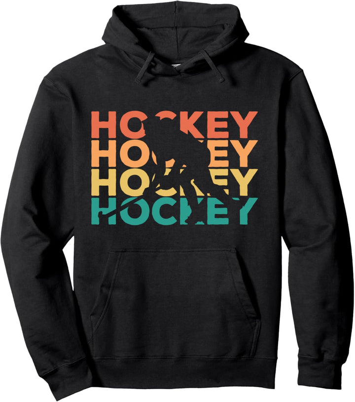 Retro Vintage Hockey Geschenk für Hockeyspieler Pullover Hoodie