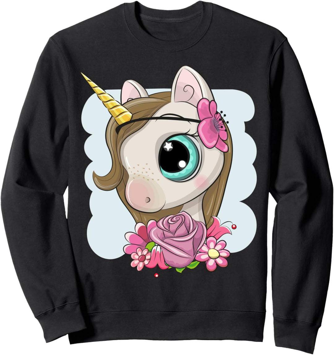 Cute Unicorn T shirt, I Love Unicorn, Cool Unicorn Rainbow Sweatshirt