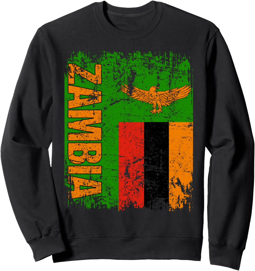 SAMBIA Flagge | Damen Herren Kinder SAMBIA Sweatshirt