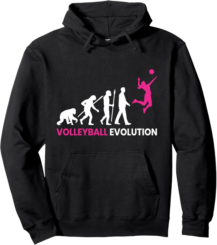 Evolution Volleyball-Spieler Volleyball Team Geschenk Pullover Hoodie
