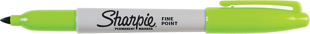 Sharpie Permanent Marker, feine Spitze, sortiert lustige Farben, 24-er Set 24er-Pack Schwarz, 24er-P