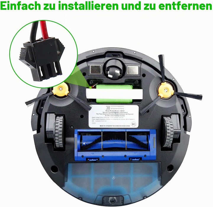 3400mAh Akku Kompatibel mit Vactidy T6 T7 T8 Vactidy LS001-02, Lefant M501, Ecovac CEN330 CEN331, Ce