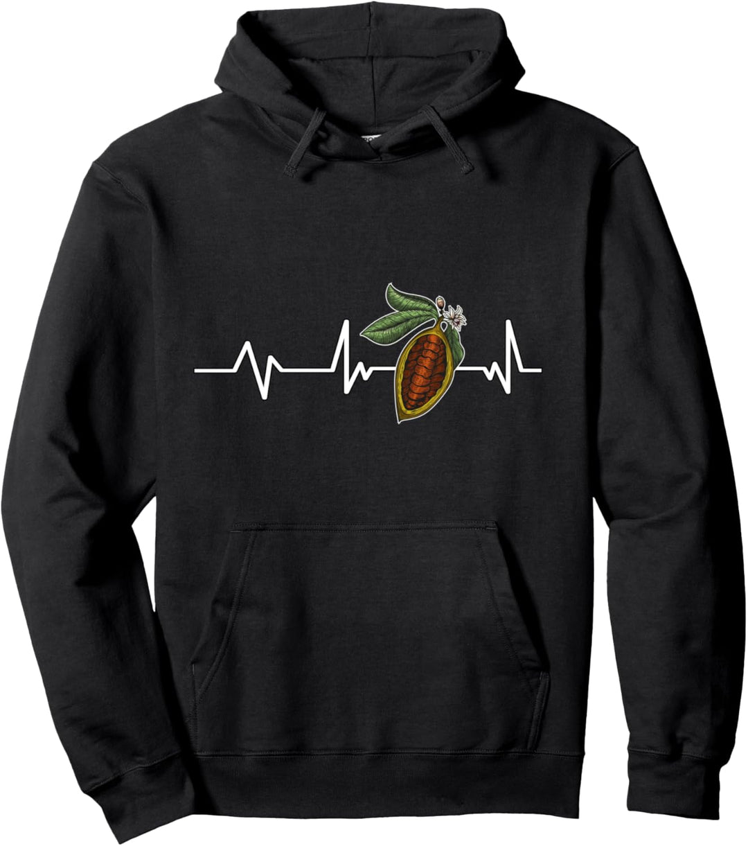 Kakao Herzschlag Kakao Geschenk Kakao Pullover Hoodie