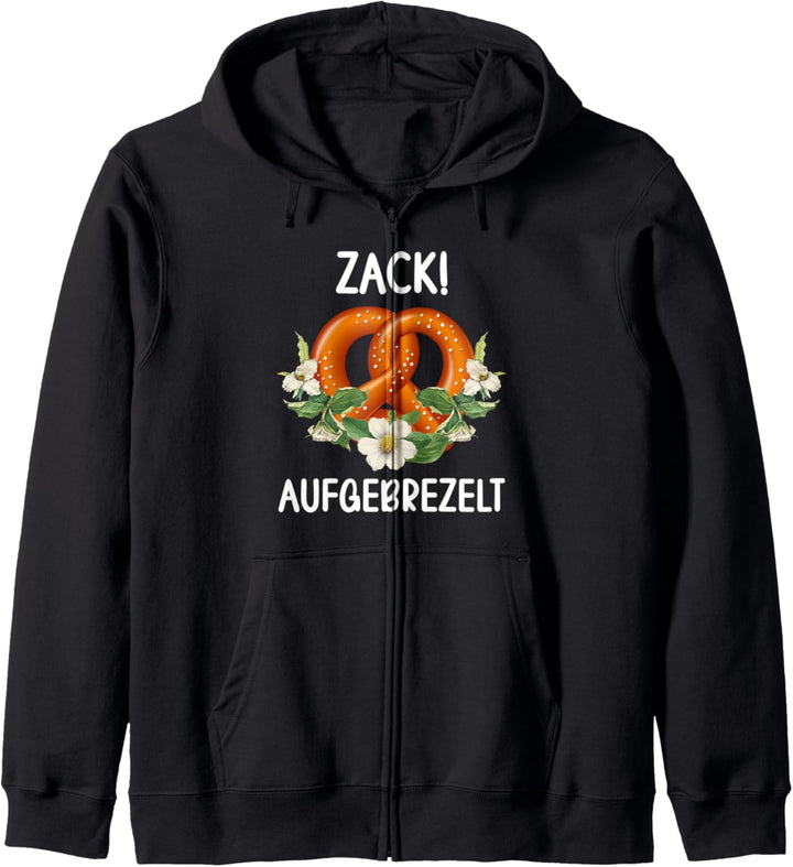 Zack aufgebrezelt Trachten Dirndl Ersatz Kapuzenjacke