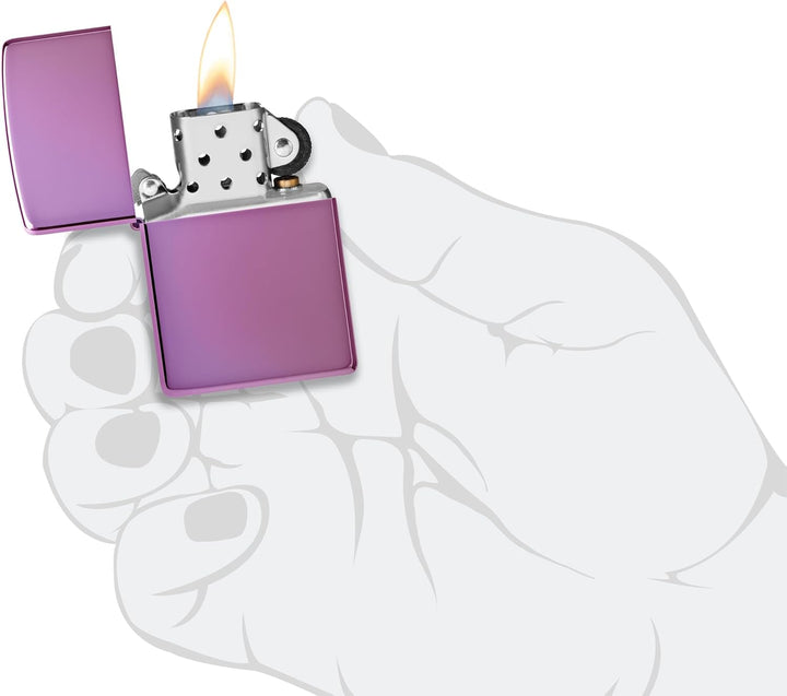 Zippo 24747 60001237 Abyss Feuerzeug, Messing, Lila, one size, One Size