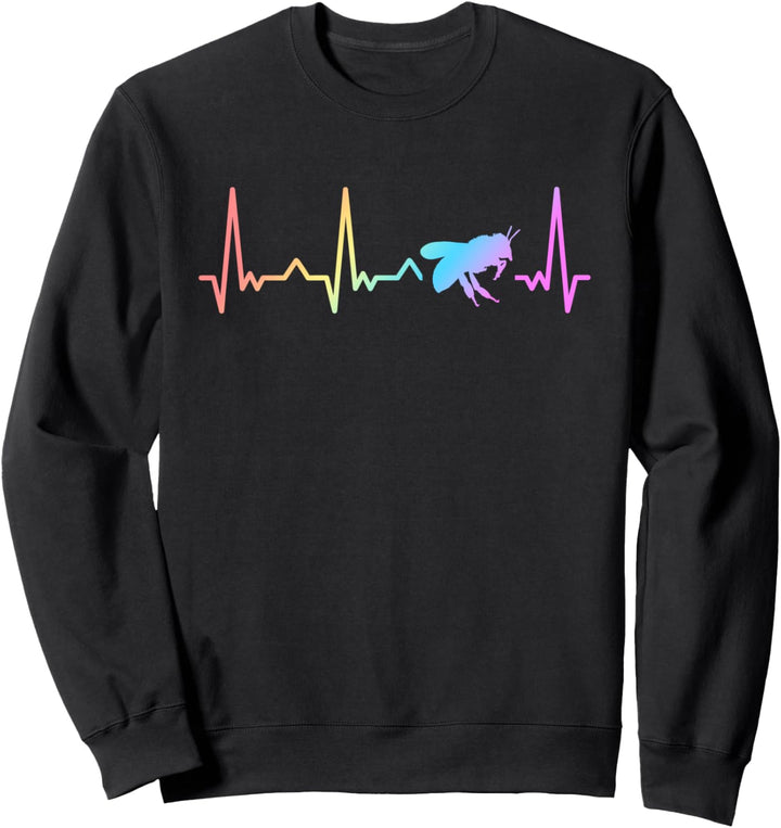 Biene Imker Herzschlag Bienen Sweatshirt
