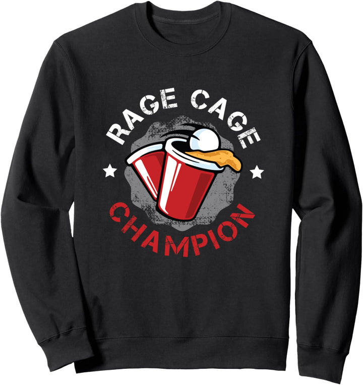 Rage Cage Bier Trinkspiel Lustiges Festival Sweatshirt