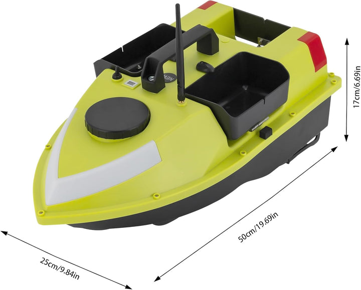 GPS Köderboot Futterboot mit GPS Angelköderboot mit LED-Nacht-Navigationslichter 600M Fernbedienung