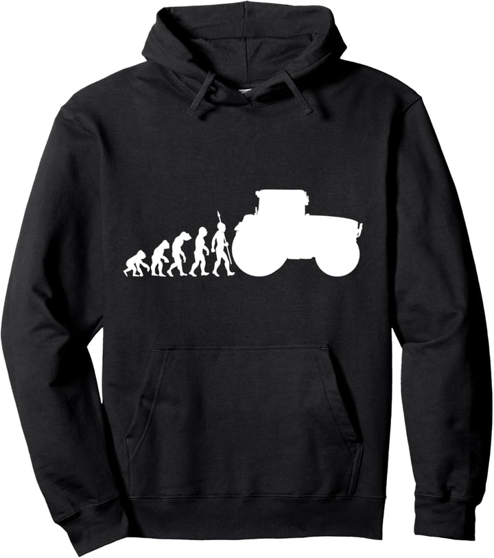Evolution Traktor Bauer Landwirt Traktorist Trecker Lustig Pullover Hoodie