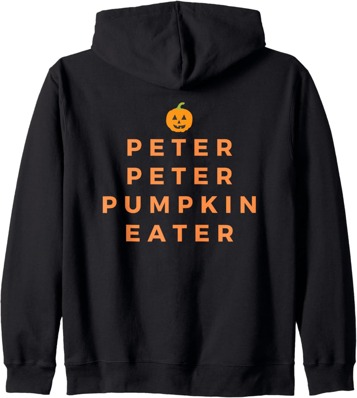 Funny Peter Pumpkin Eater Couples Halloween Costume Women Kapuzenjacke