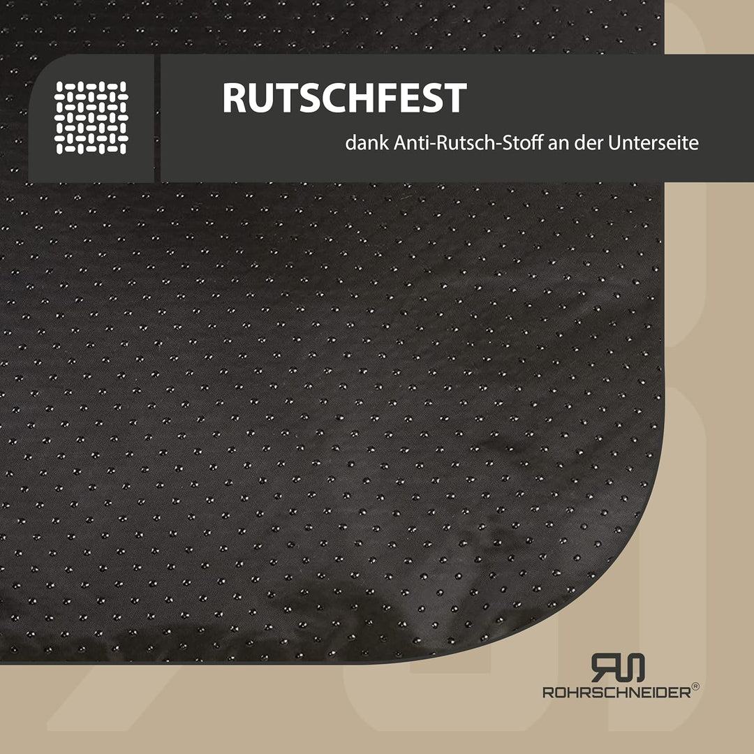 Rohrschneider Katzenbett Cordstoff mit Spielkugelset (Anthrazit, feiner Cordstoff) Anthrazit feiner