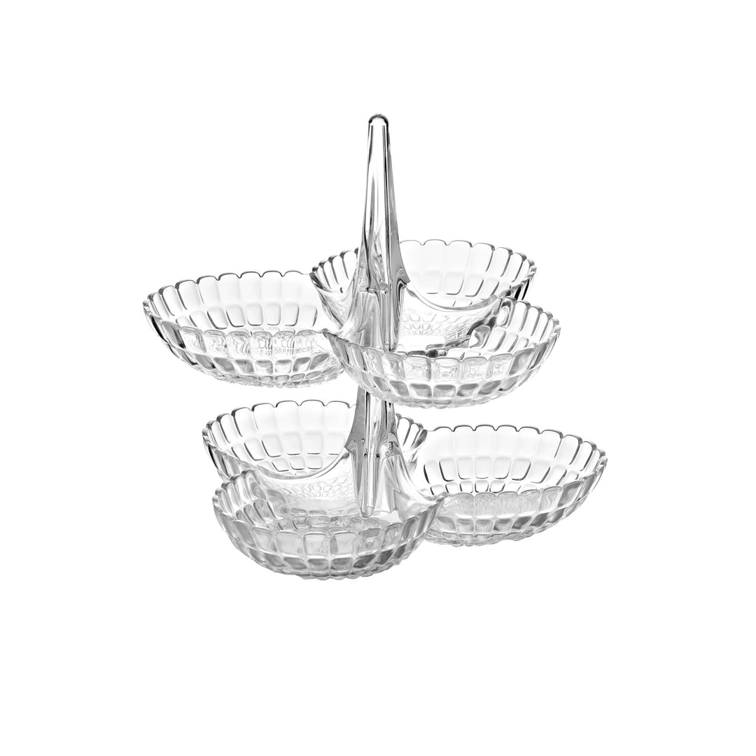 Guzzini - Tiffany, Vorspeisenteller - Transparent, 27 x 25 x h25,5 cm - 19920100, Transparent