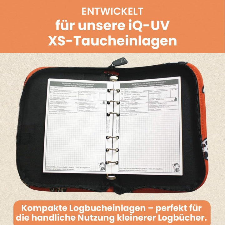 iQ-Company – Logbuch für Tauchen – Robustes Dive Log mit Einlagen – Praktisches Tauch Logbuch – idea
