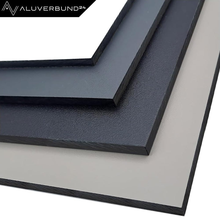 HPL Platten 40x90cm Vollkernplatten für Aussen und Innenbereich, 6mm dick, Zinkgrau Zinkgrau / 6mm 4
