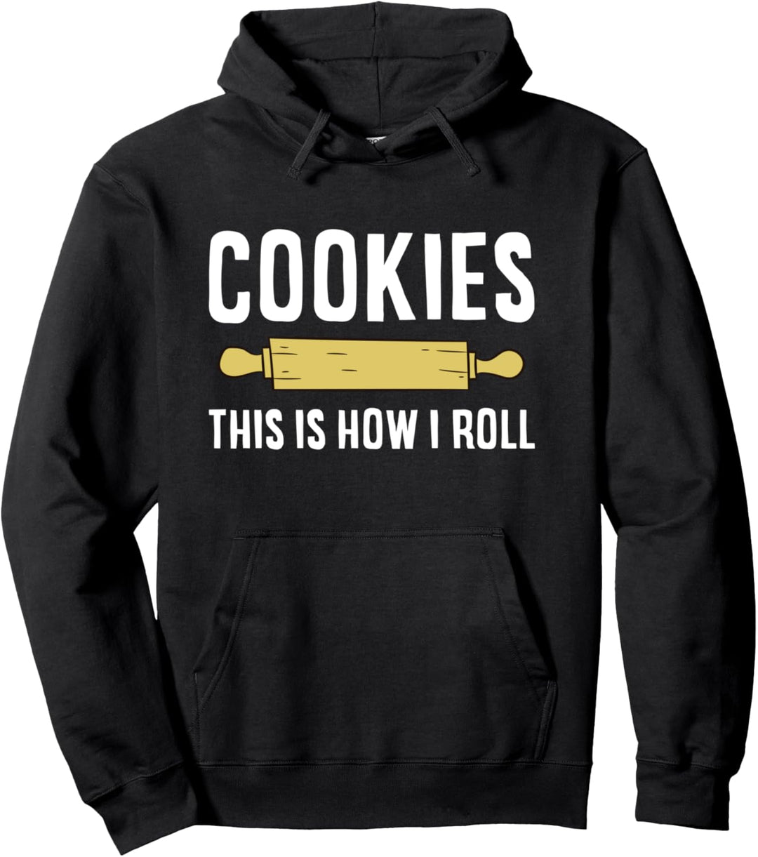 So rolle ich Christmas Cookie Backen Baker Cookies Pullover Hoodie