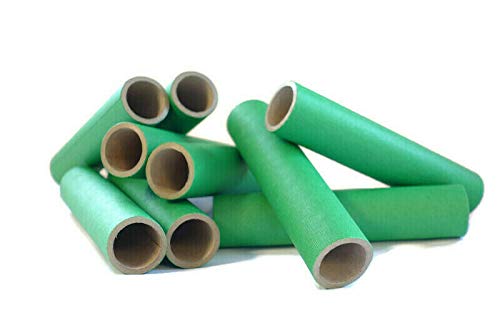 27 x 34,4 x 160mm Papphülse, Grün, parallel, sehr fest, Pappröhrchen, Papierhülse, Cardboard Tubes,