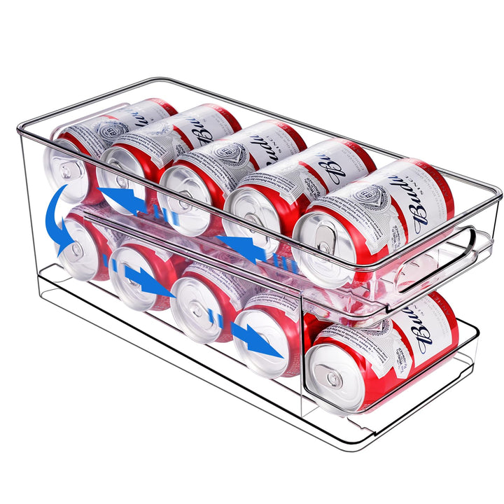 BingoHive Rollen Kühlschrank Organizer Dosenspender Dosenhalter Kühlschrank Dosen Organizer Kühlschr