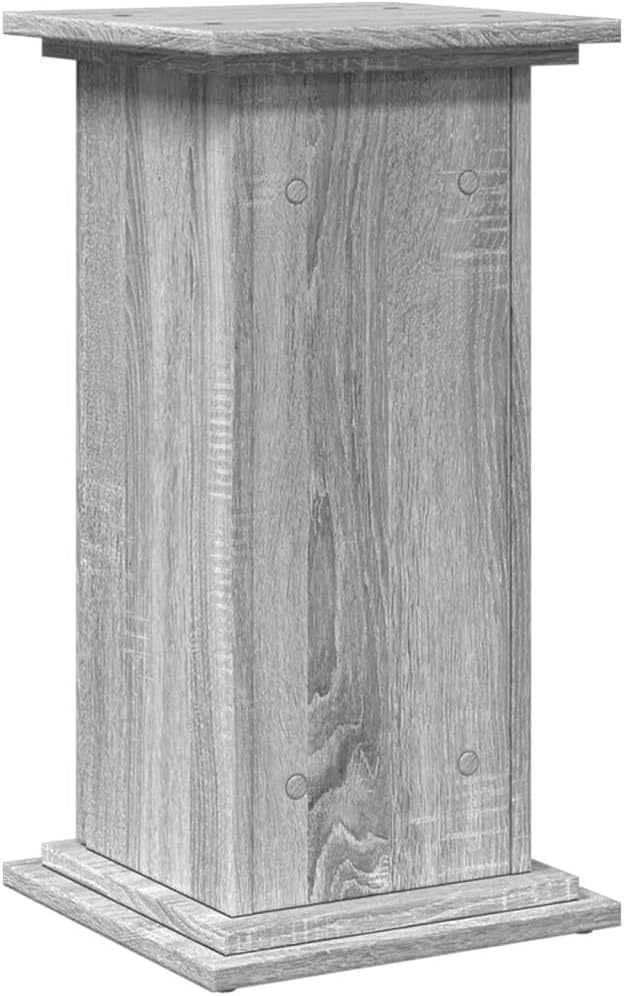 vidaXL Postament mit Stauraum Grau Sonoma 31x30x60 cm Holzwerkstoff