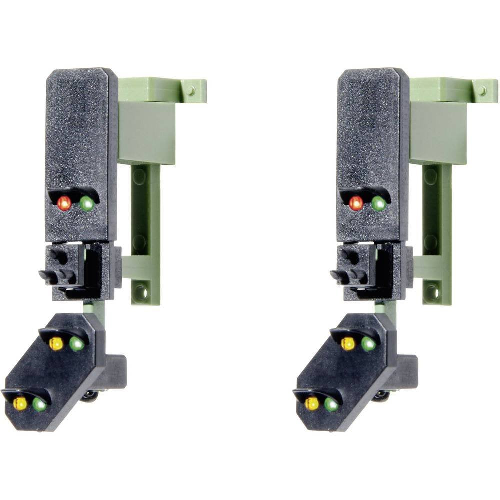 Viessmann 4752 H0 Lichtsignal mit Vorsignal Blocksignalkoepfe Fertigmodell DB