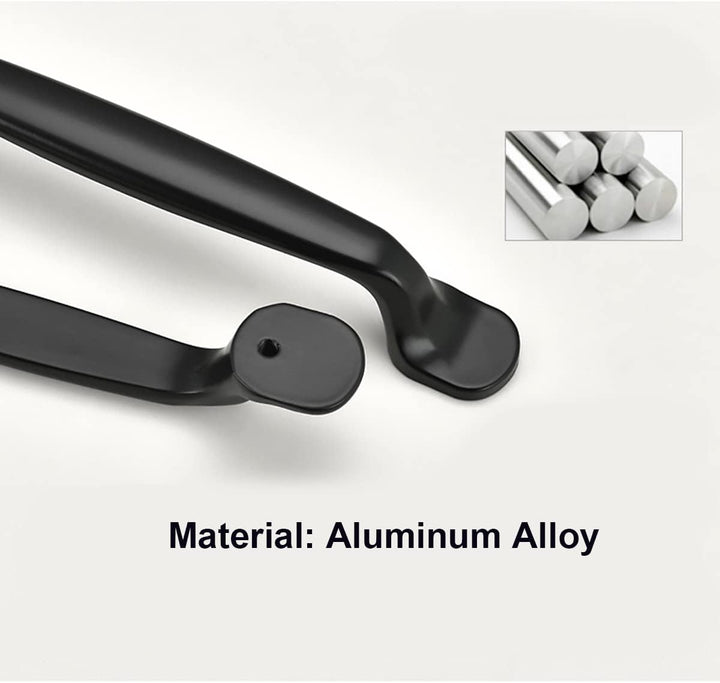 Qrity 20 Stück Lochabstand - 128MM Solide Material Aluminiumlegierung Möbel Griffen Kabinett Griffe