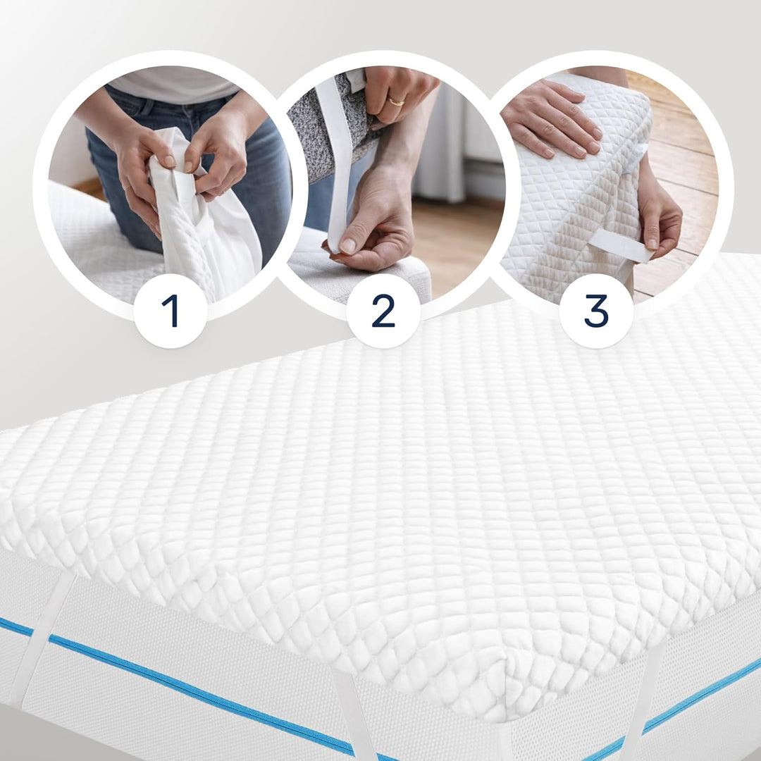 Dailydream viscoelastischer Matratzentopper „Royal“ mit Memory Foam Effekt, 140x200x7cm 7cm hoch