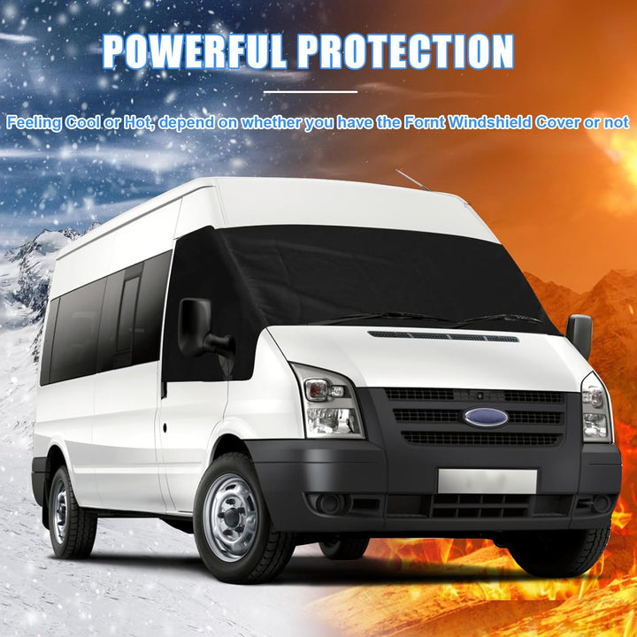 Auto Windschutzscheiben Abdeckung Ersatz für Ford Transit Van MK7 Low-Top und Mid-Top 2006-2013, Son