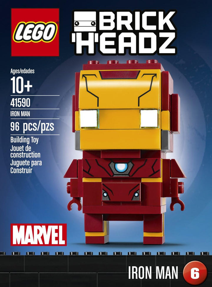 LEGO Brickheadz 41590 - "Iron Man Konstruktionsspiel, bunt 41590 Iron Man, 41590 Iron Man