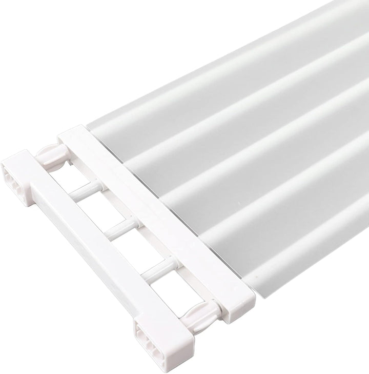 Mumusuki Closet Tension Shelf Rod, Metal Storage Rack Cabinet Organizer DIY Divider Separator Shelfs