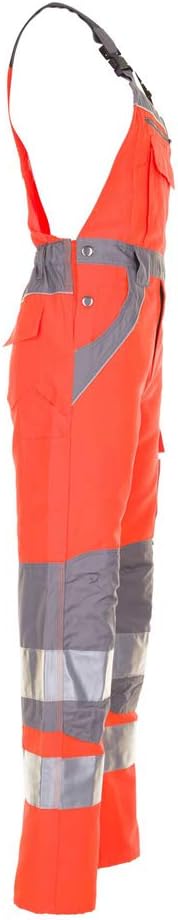 Planam Grösse 98 Unisex Plaline Warnschutz Latzhose orange zink Modell 5620 98 Orange/Zink, 98 Orang