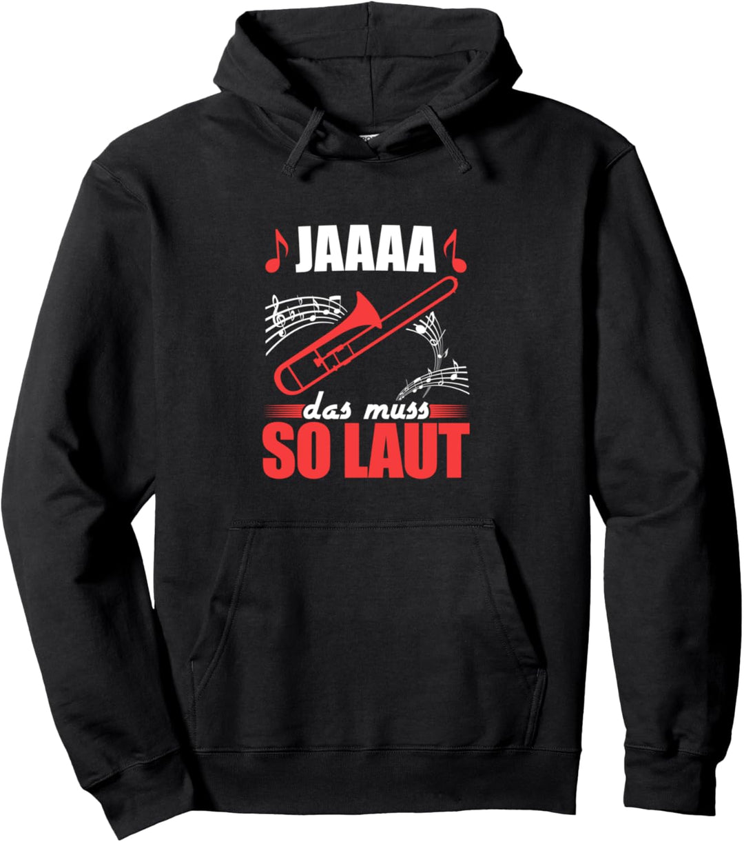Posaune Blasmusik Orchester Musiker Posaunist Pullover Hoodie