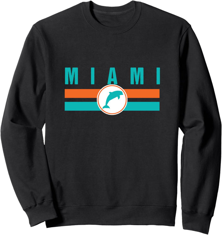 MIA Miami Lokaler Standard MIA Retro Delphin Miami FL Classic Sweatshirt