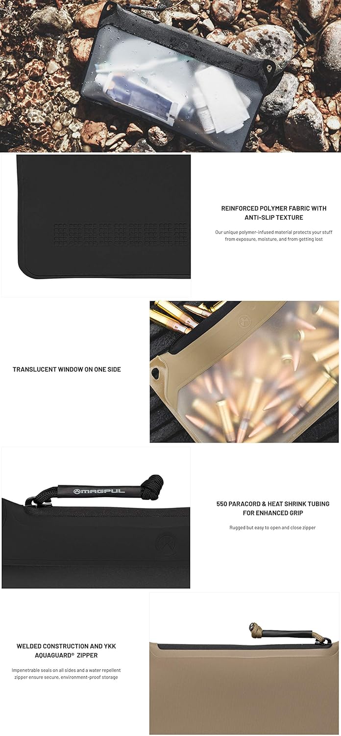Magpul DAKA Window Pouch Large Schwarz, Schwarz