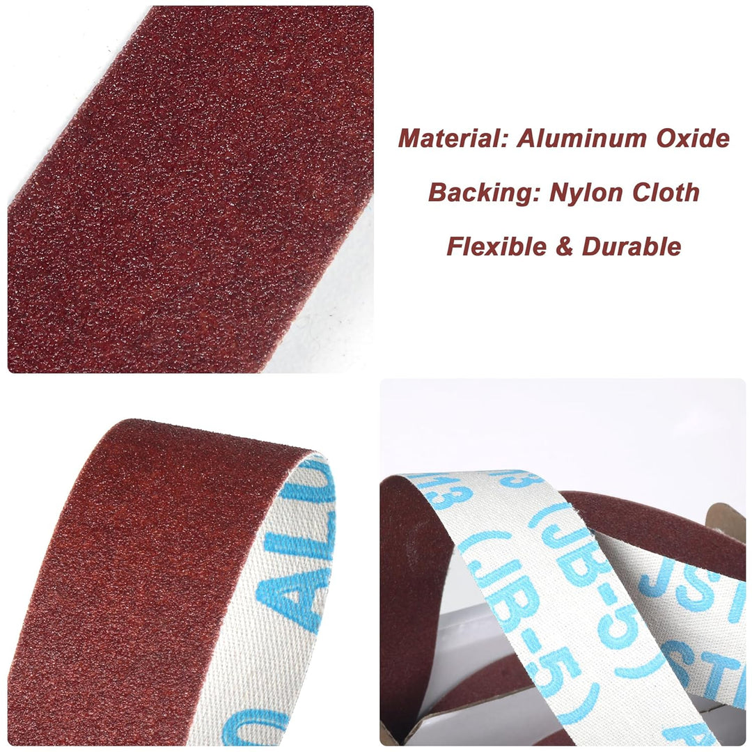 5 Rollen Schleifpapier Rolle, 6 m x 25 mm Schmirgelpapier mit Körnungen 150, 240, 320, 400 und 600,