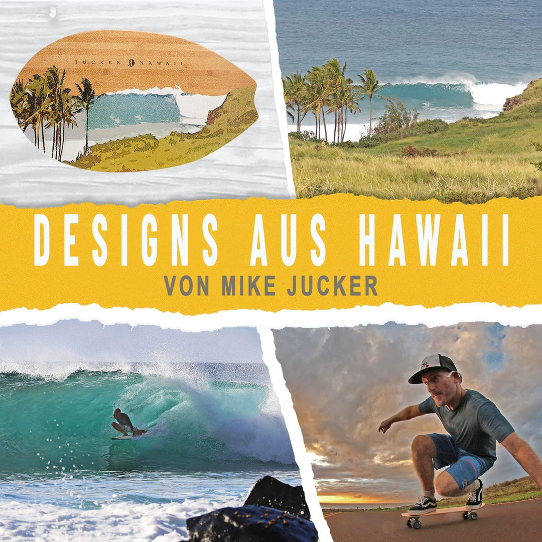 JUCKER HAWAII Balance Board Homerider Local Ocean - Balanceboard Set inkl. Korkrolle und Balance Kis